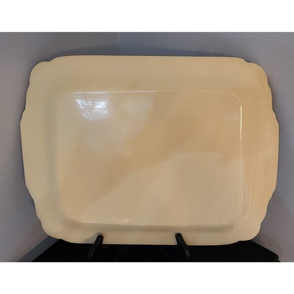 Vintage Homer Laughlin Briar Rose Serving Tray 15 1/4" x 11 1/2", Undamaged Rare - Picture 4 of 14